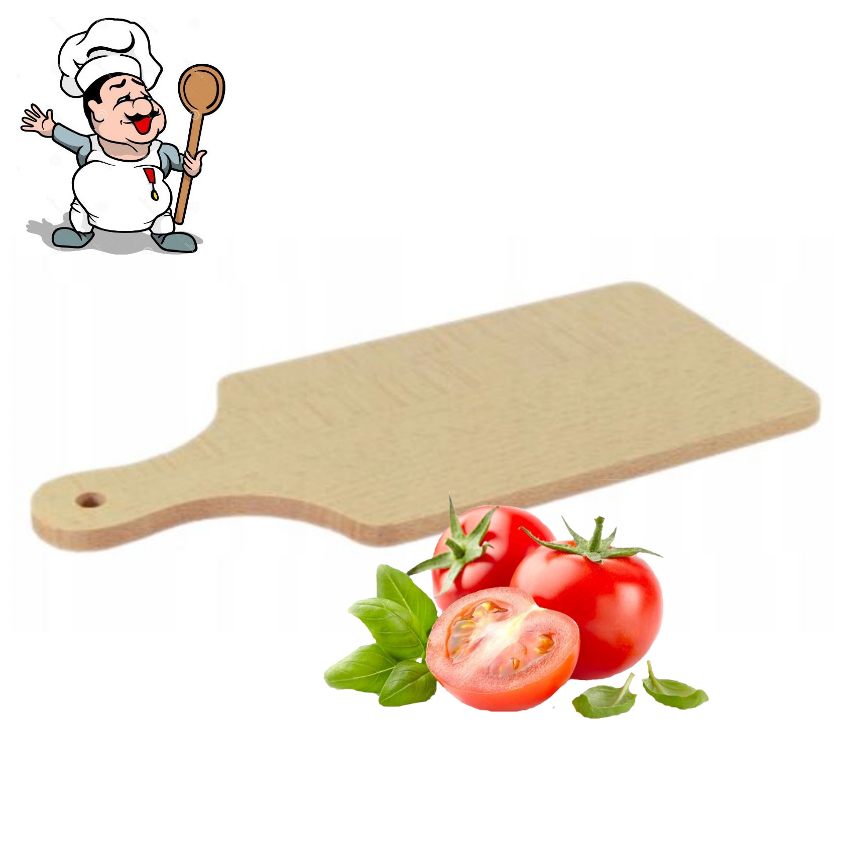 Planche à découper en Verres Tulup - 60 x 52 cm - Planches à découper antidérapantes