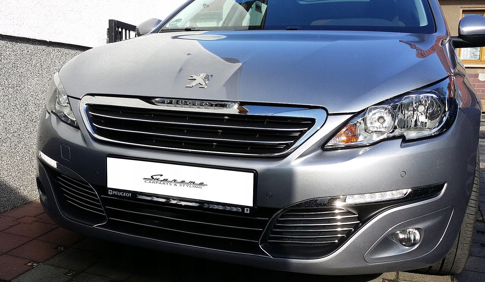 Chrom-Kühlergrillleisten Peugeot 308 II