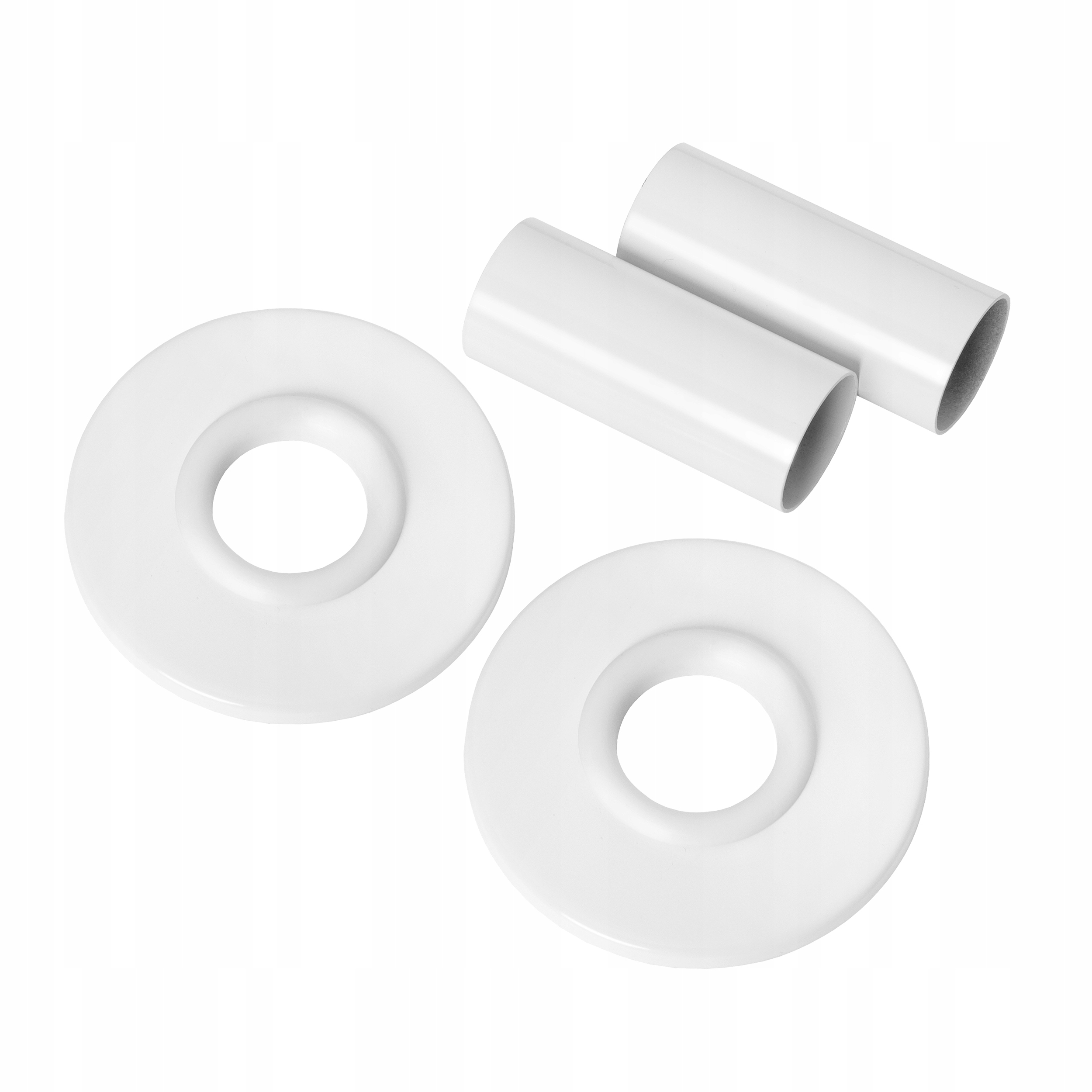 Cache-radiateurs Blanc MDF 112 Cm - VIDAXL - 2 Pcs - Espace De Rangement Pour Décoration