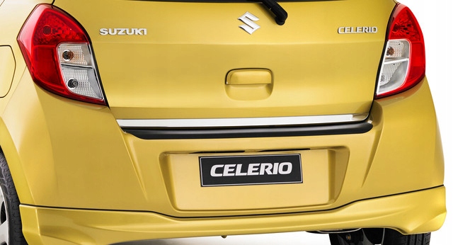 Montage der Chromleiste am Suzuki CELERIO