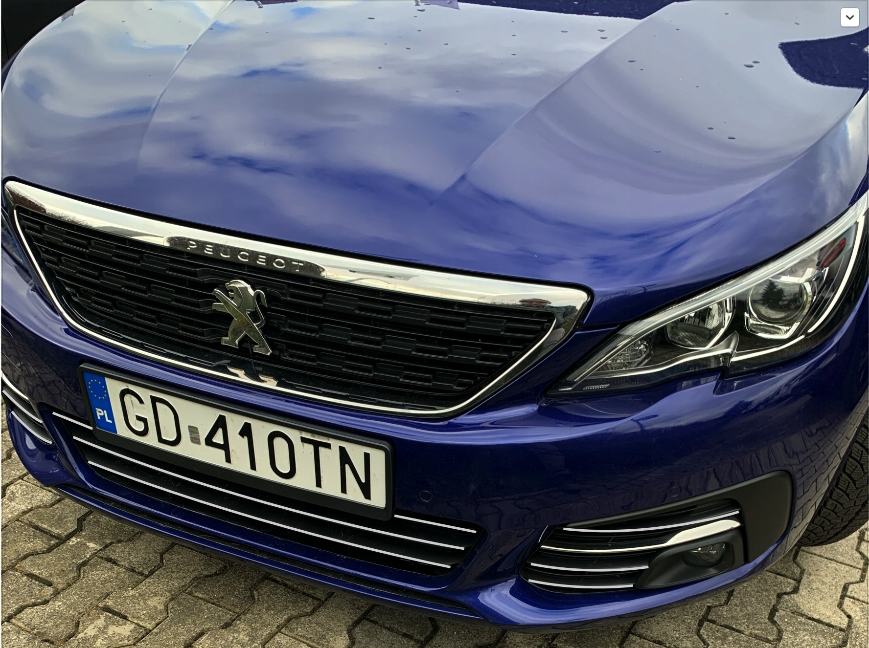 Peugeot 308 CHROM-Streifen - Details