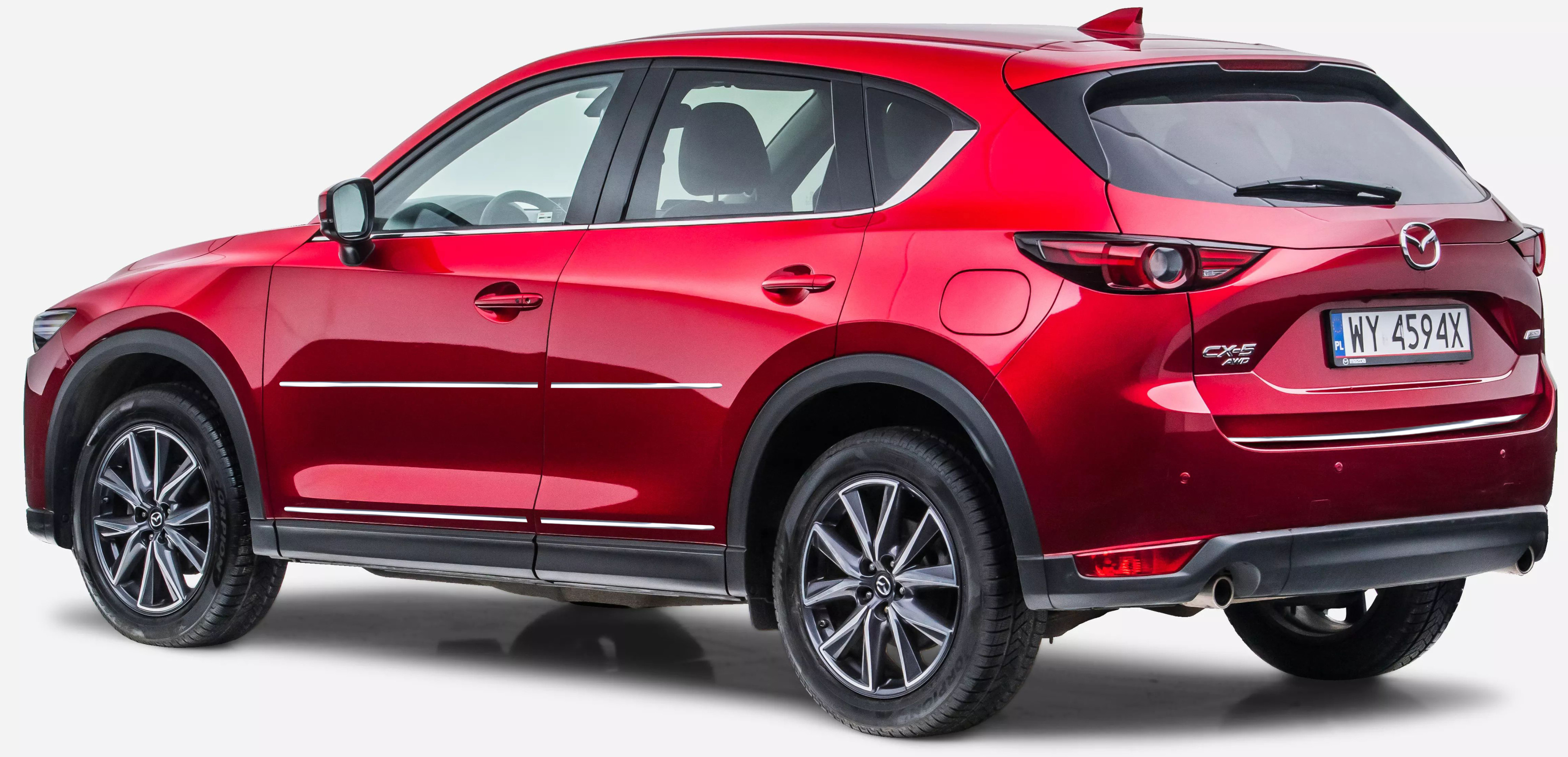 Modanature laterali cromate per Mazda CX-5 II - vista laterale