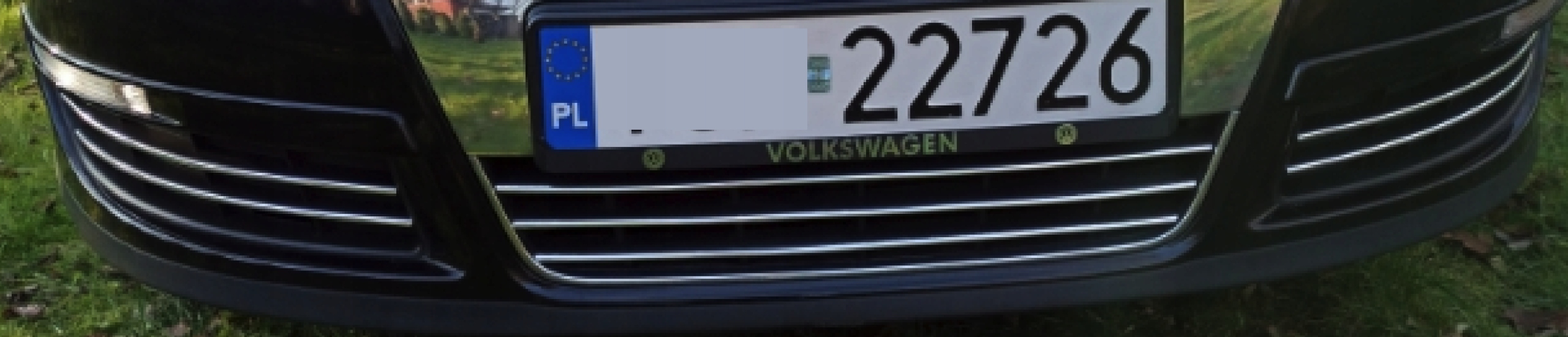 VW Passat B6 chrome grille strips