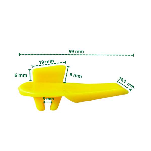 Cache en plastique pour pied de montage type AR - M-stop-0064