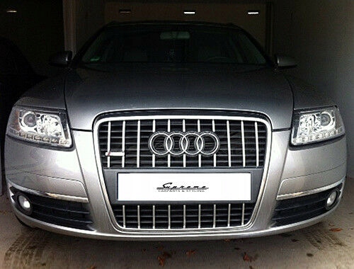 Chrome grille strips Audi A6 C6