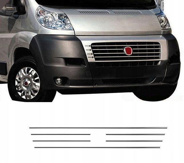Strisce cromate per Fiat Ducato