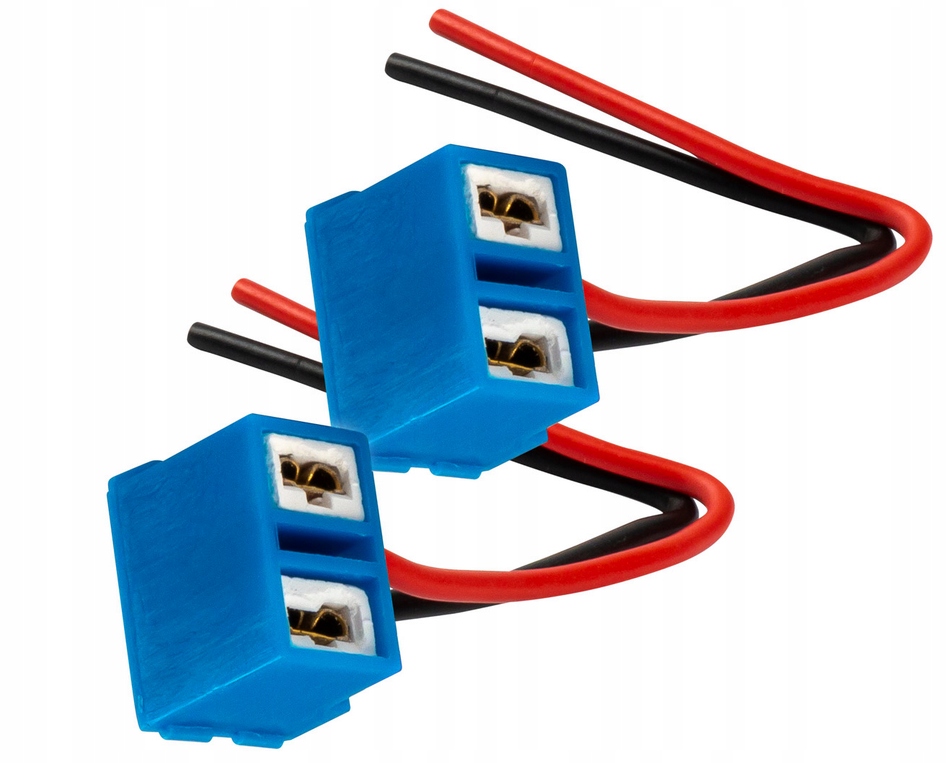 CUBE D'ANGLE EN CÉRAMIQUE CUBE H7 PRISE AMPOULE CONNECTEUR 2 pièces