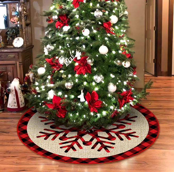 BSITSSS Père Noël Tapis Noel, Paillasson Noel Flocons de Neige