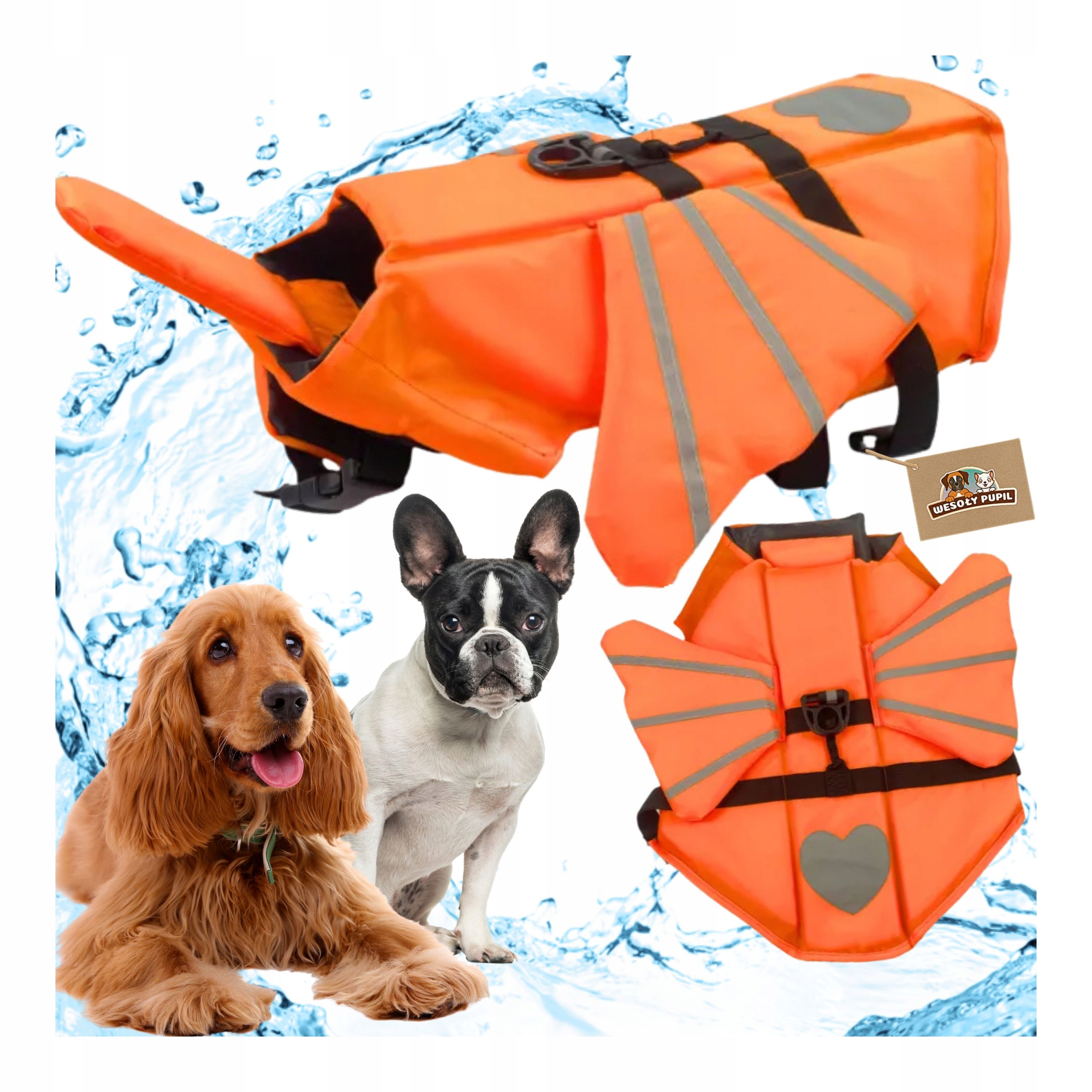 Chaleco Salvavidas Para Perros - Impermeable, Reflectante Y Con Asa De Elevación | Tallas XS A 2XL Para Mascotas Pequeñas Y Medianas