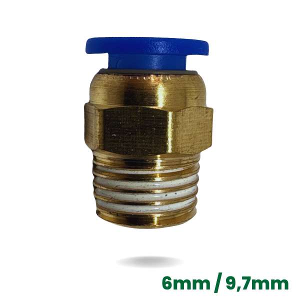 Connettore per cavo per spina da 6 mm / filettatura da 9,7 mm
