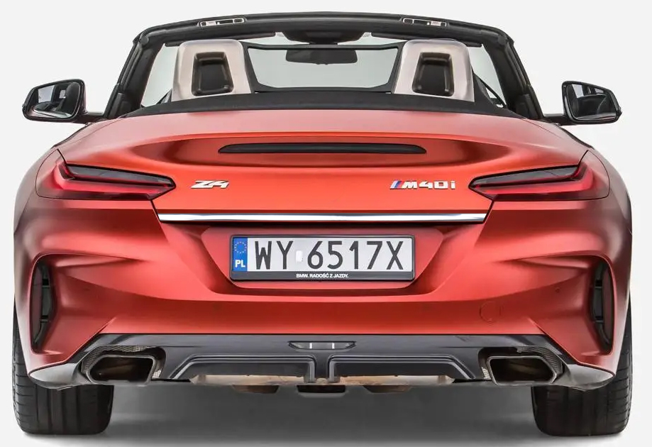 Modanatura cromata per portellone posteriore BMW Z4 2018+