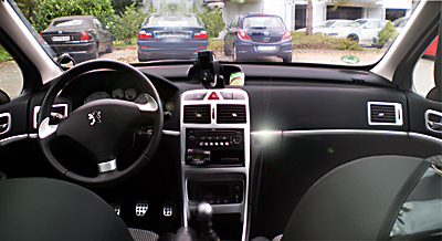 Tiras cromadas para el interior del Peugeot 307 HB SW