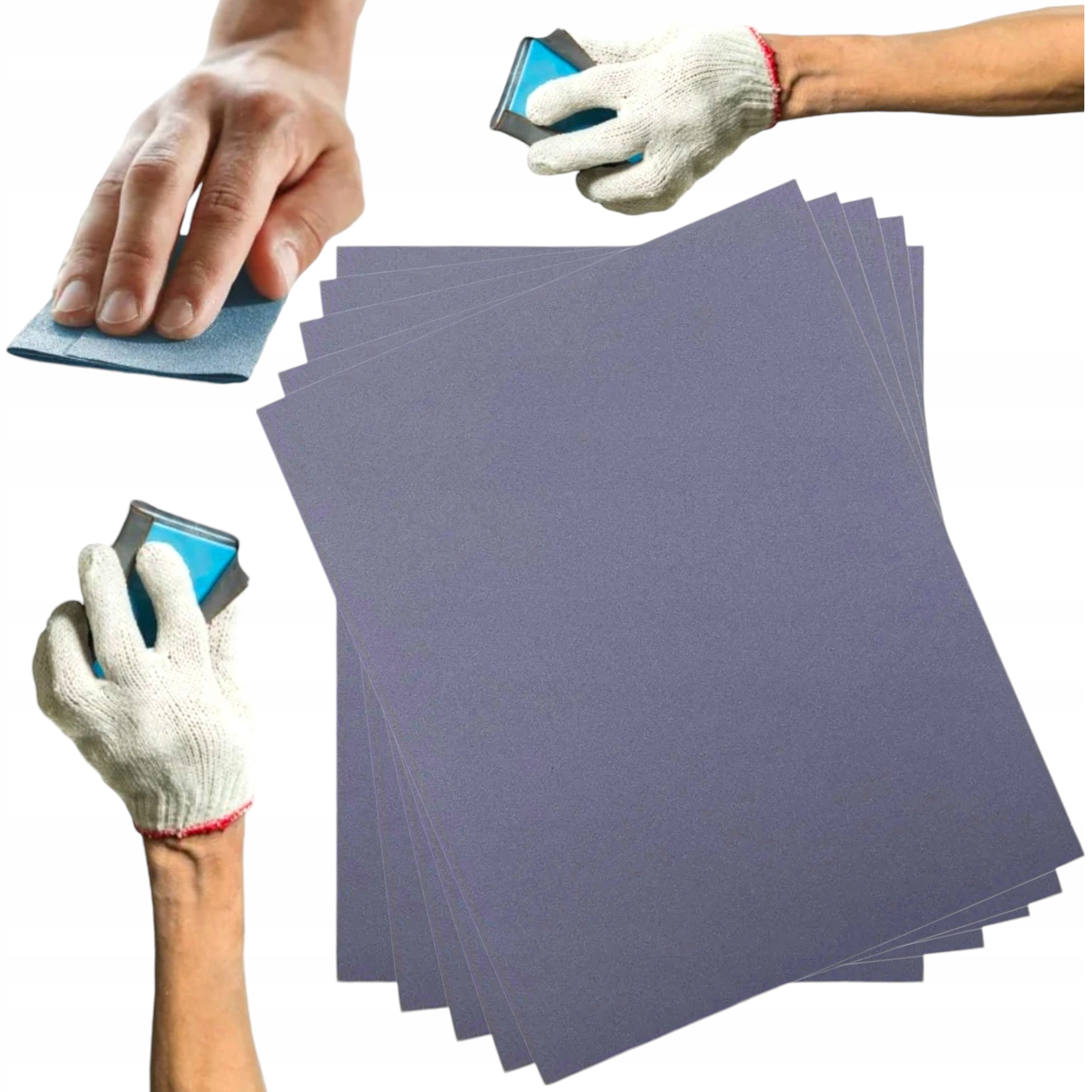 Carta Vetrata 3M SandBlaster P150 Media – 8 Fogli 230x280 Mm, Non Si Intasa, Per Levigatura Perfetta!