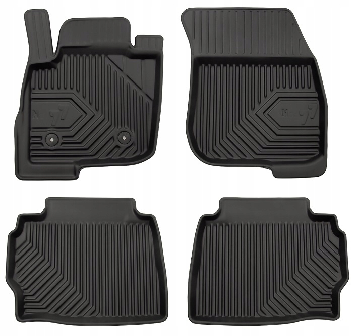 Tappetini Auto In Velluto Per Ford Mondeo MK5 – Set Anteriori Da 2 Pezzi, Su Misura, Con Rinforzo E Antiscivolo - 3