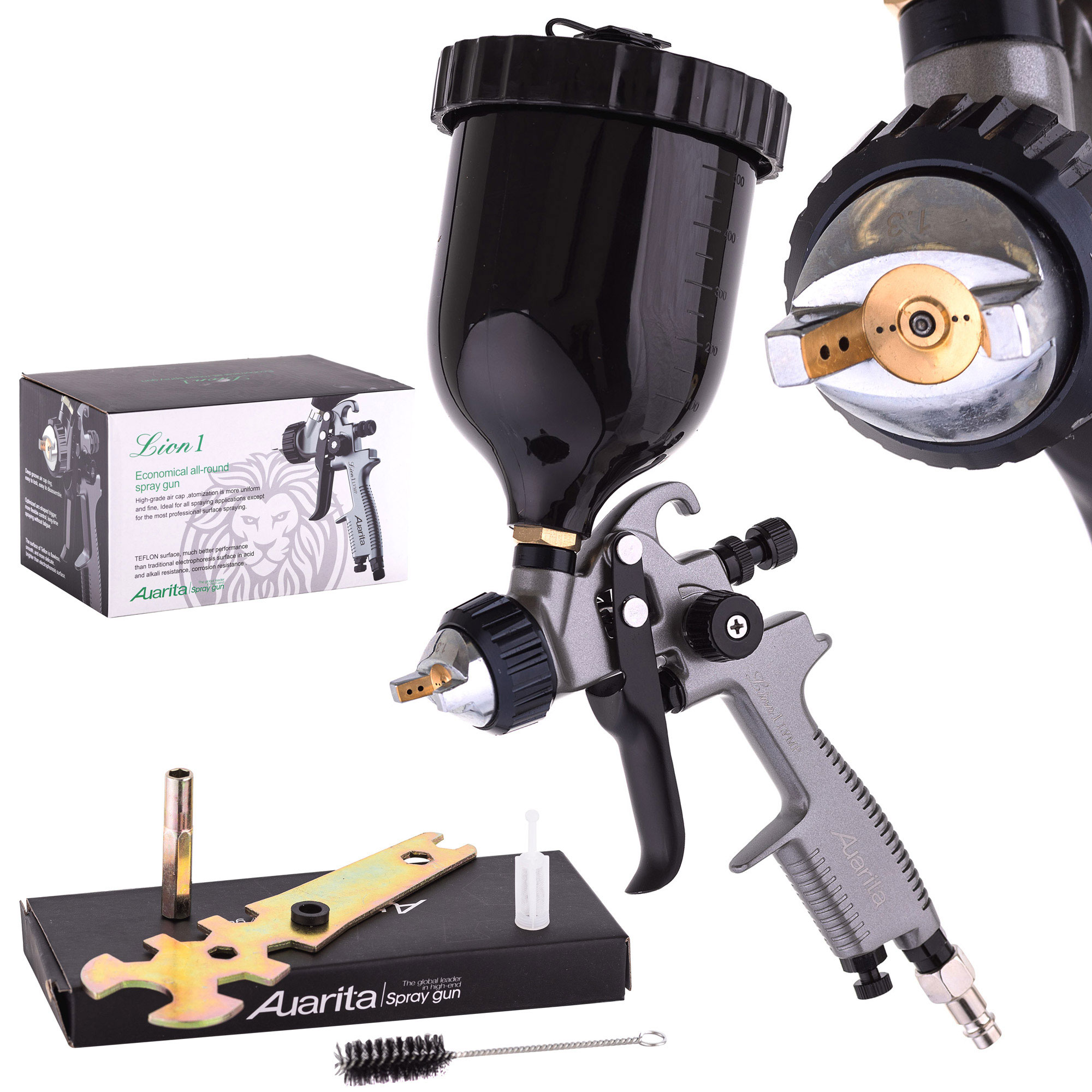 Gloss Lackierpistole GH-GLG 1,4 Mm Düse LVMP - Lacke, Autolack Und Sp, 60,30