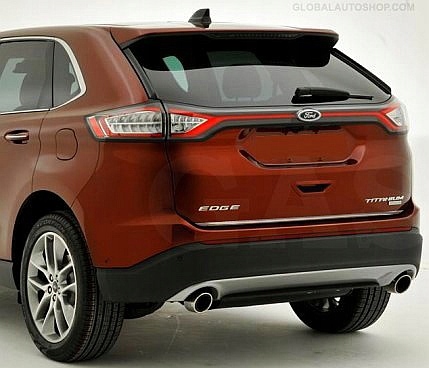 Chrome reargate trim - 