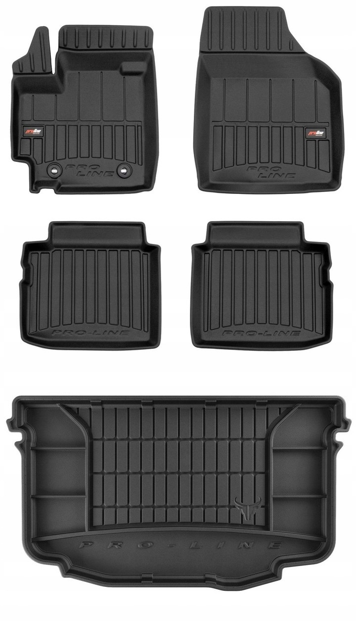BLM]SU014 Nero - Set Di Tappetini In Velluto Adatti Per Suzuki Celerio 2014 Finiture Nere 87422662