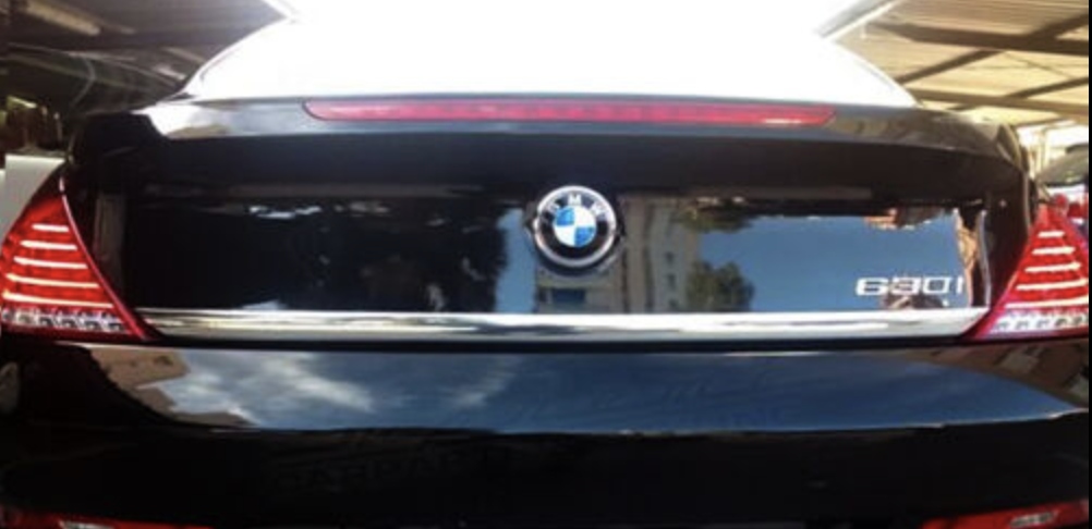 Striscia cromata montata BMW Serie 6