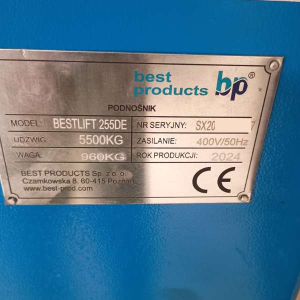 Cava d'acciaio per sollevatore Best Lift 255DE