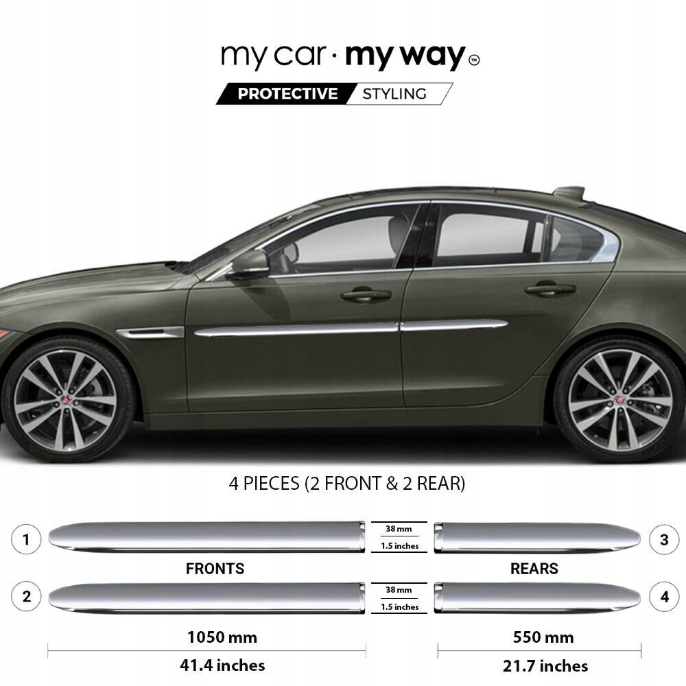 Jaguar XE chrome strips