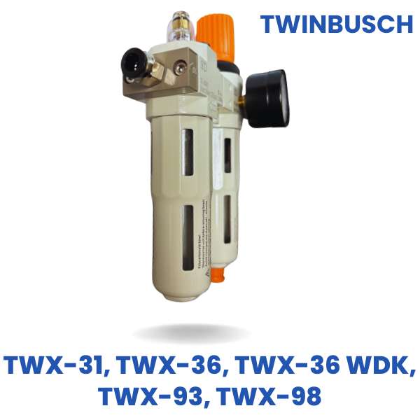 Twin Busch Unità di servizio aria compressa - Vista frontale