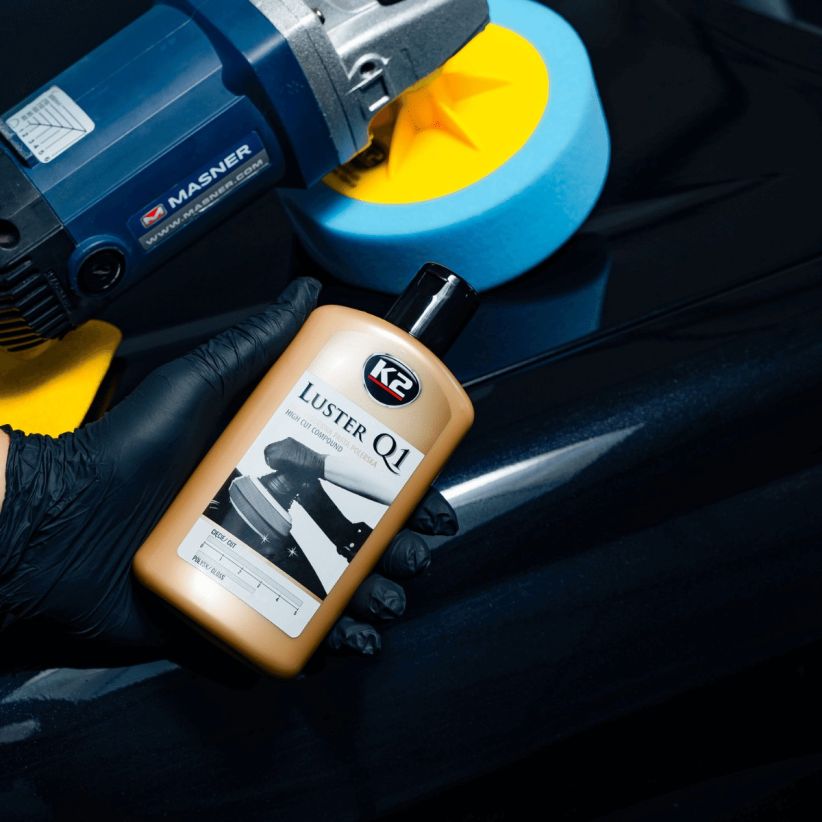 Polerowanie lakieru pastą K2 Luster Q1
