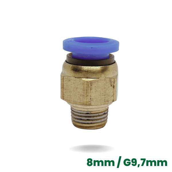 Connettore per cavo con spina da 8 mm / filettatura da 9,7 mm