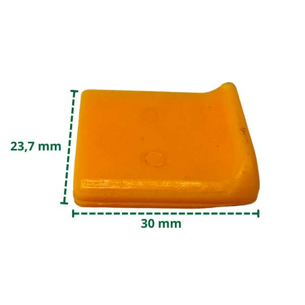 Montaje de plástico Tapa de pie tipo Z – M-stop-0039