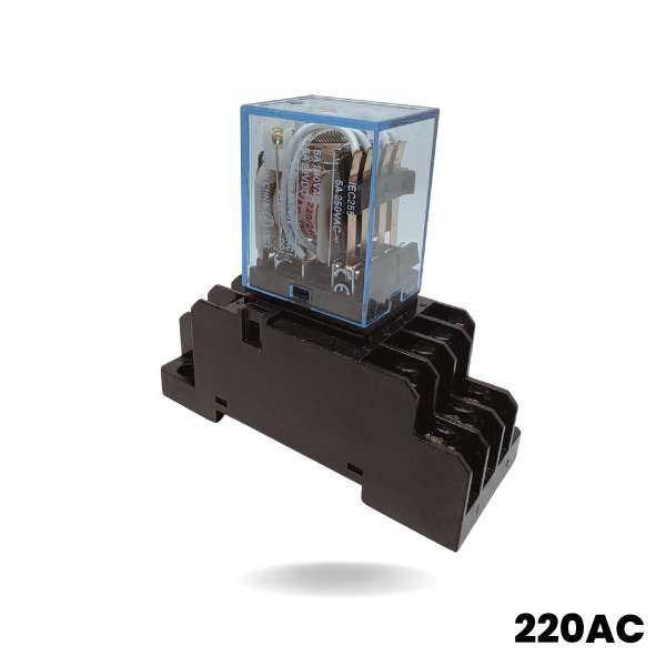 Pose de relais avec relais de puissance 220 V CA
