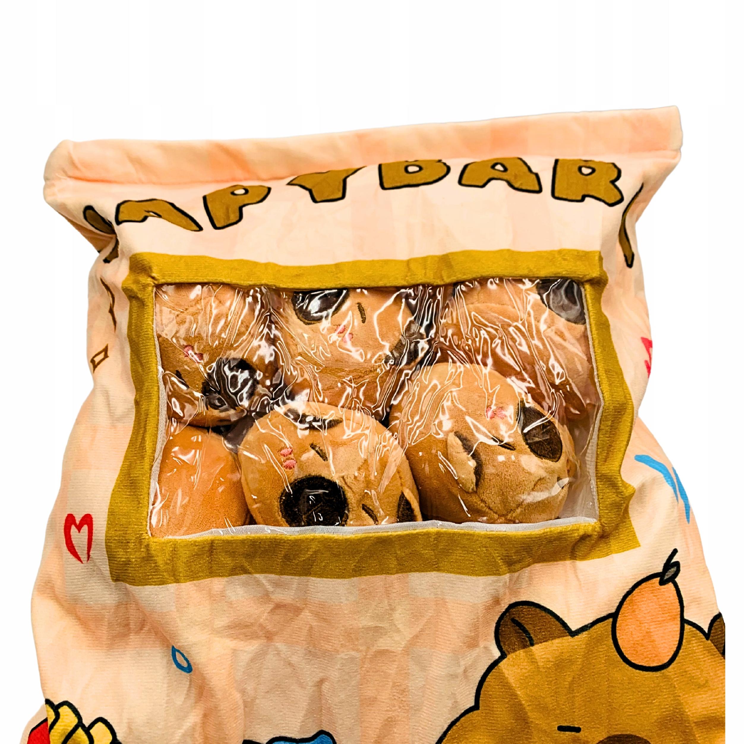 Coussin en peluche Pudding Capybara Grande peluche Capybara 45 cm