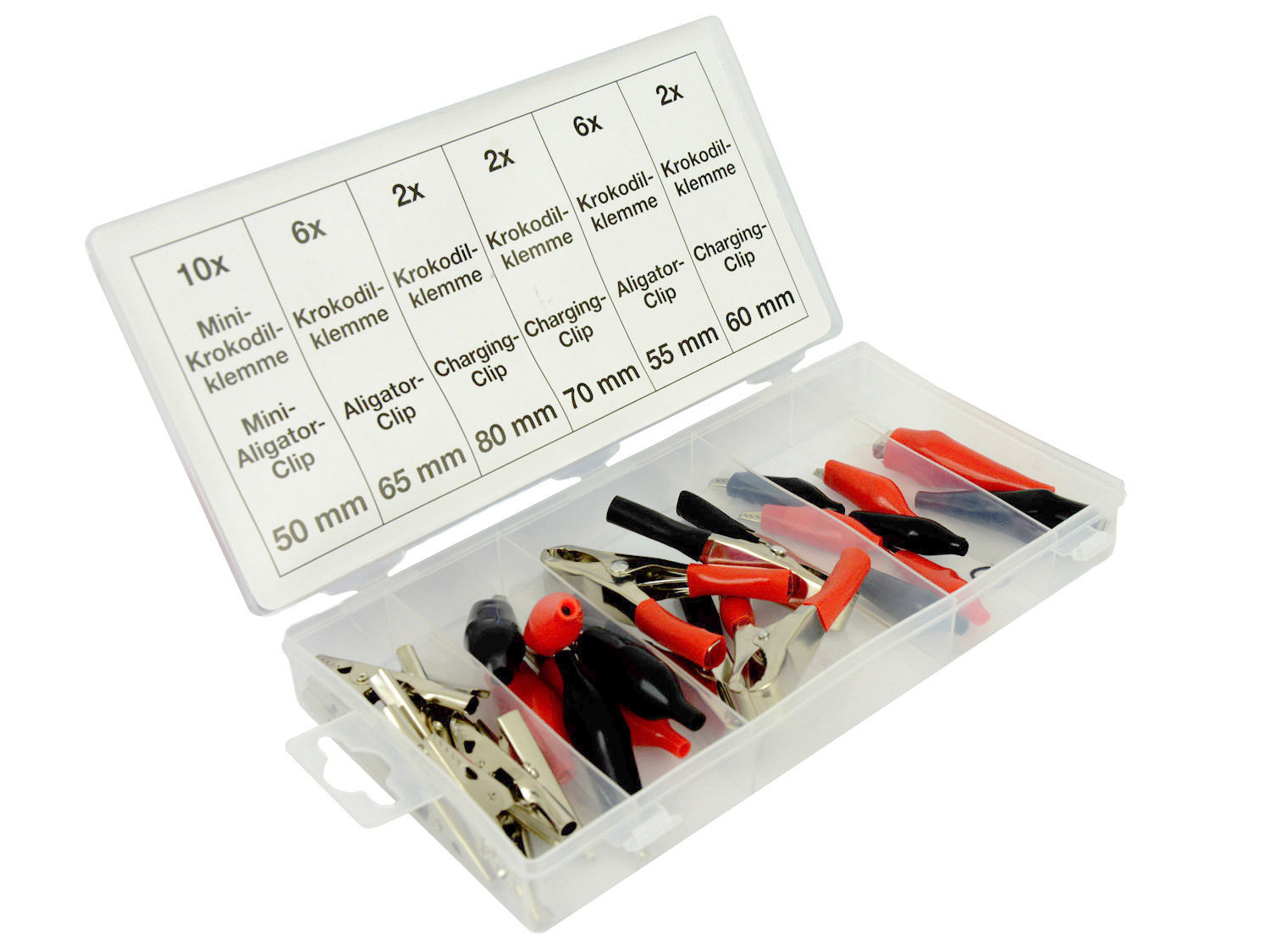 Ruimooto 10 Morsetti A Coccodrillo Flessibili, 1 Supporto Per - Foto 13