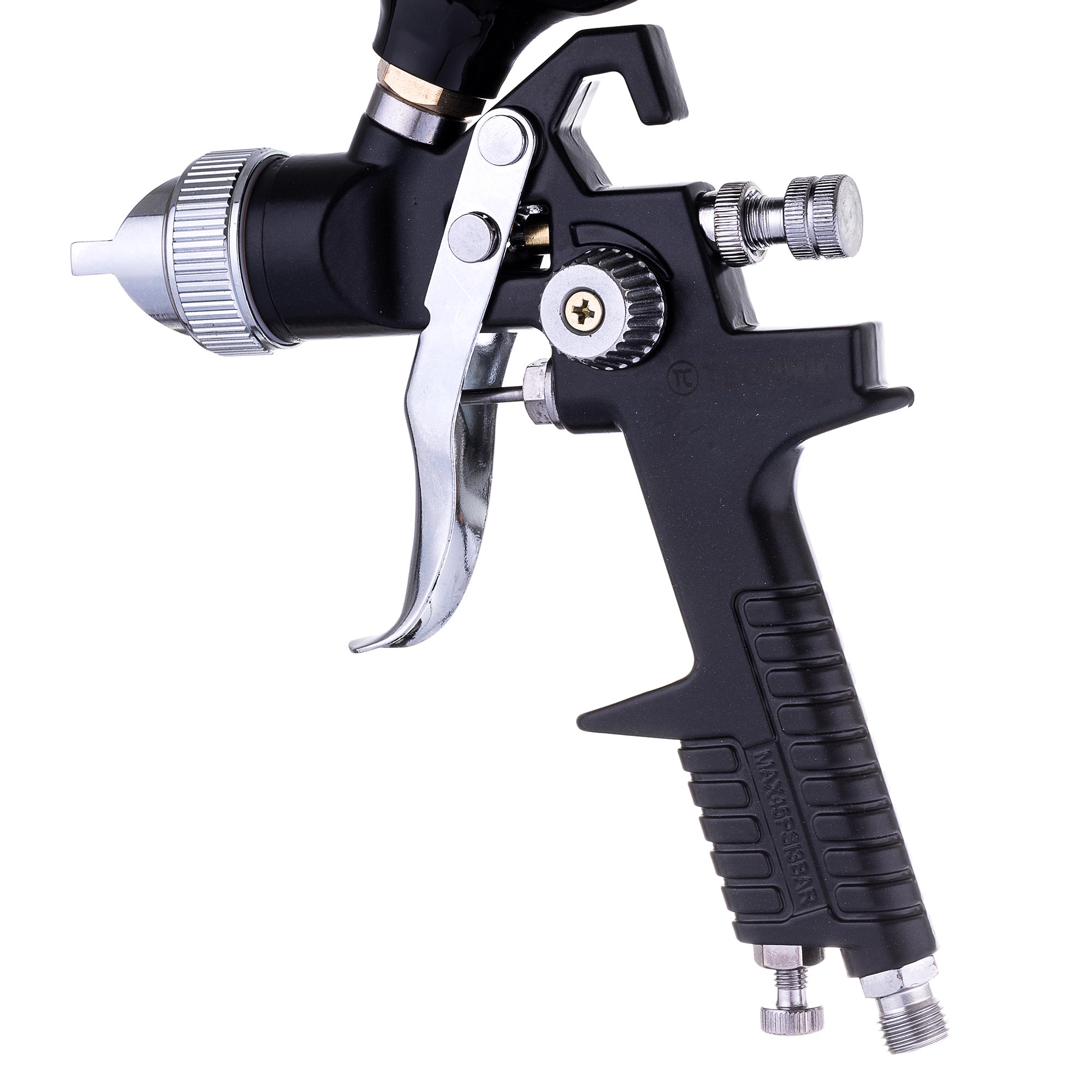 Pistolet à Peinture Aérographe Fervi TH601A - Buse 1,3 Mm, Réservoir 600 Ml