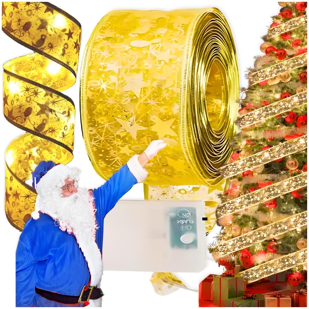Guirlande Lumineuse LED Animée 20 M – 1000 Leds Dorées – Déco Noël