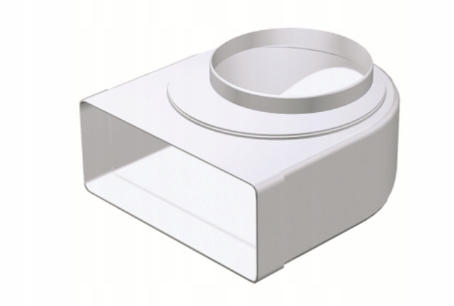 Conexión Para Conductos De Humos Macho Ovalados Pared Simple 120x180