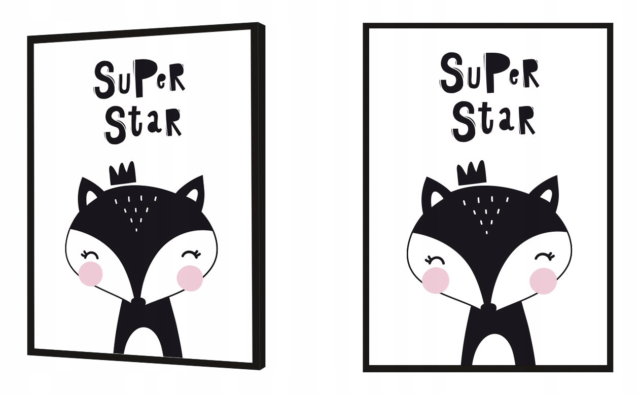 Bild Poster im Rahmen 33x43 cm Star Scandi PD351