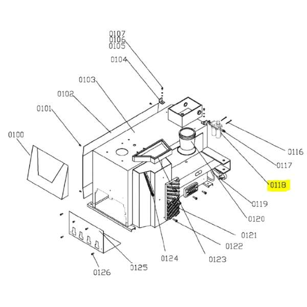 Unità di servizio aria compressa Twin Busch - Vista dall'alto