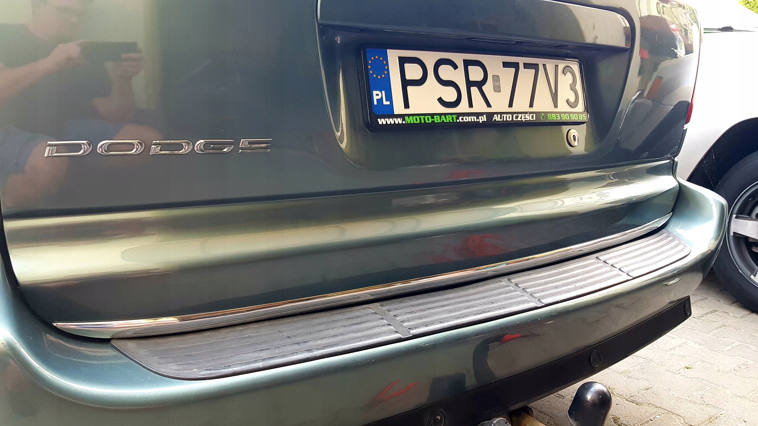 Chromzierleiste für den Kofferraumdeckel - Details