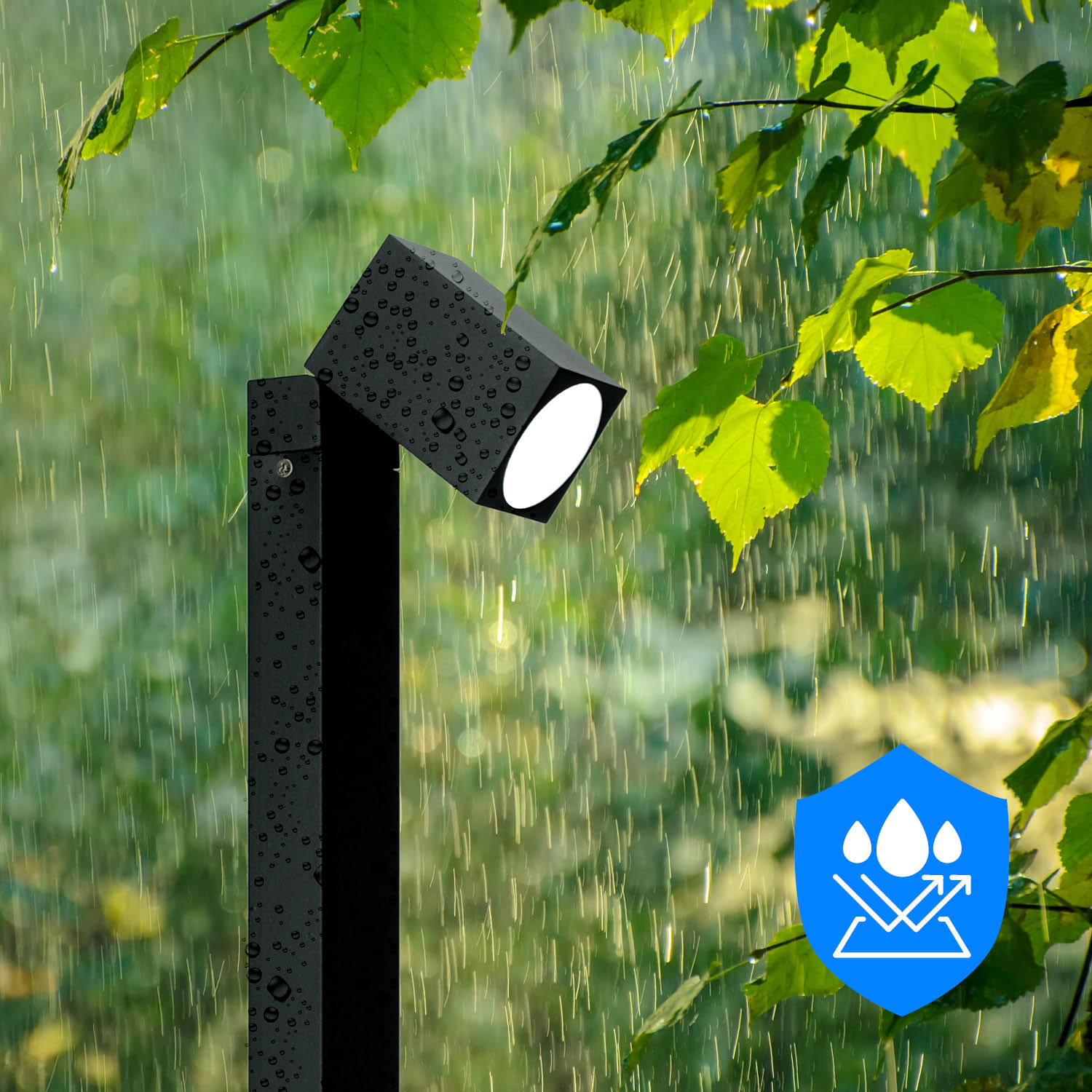 Costruzione solida della lampada da giardino MICASA3S lampada