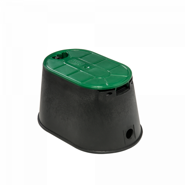 Großer runder Ventilkasten, Durchmesser 30 cm