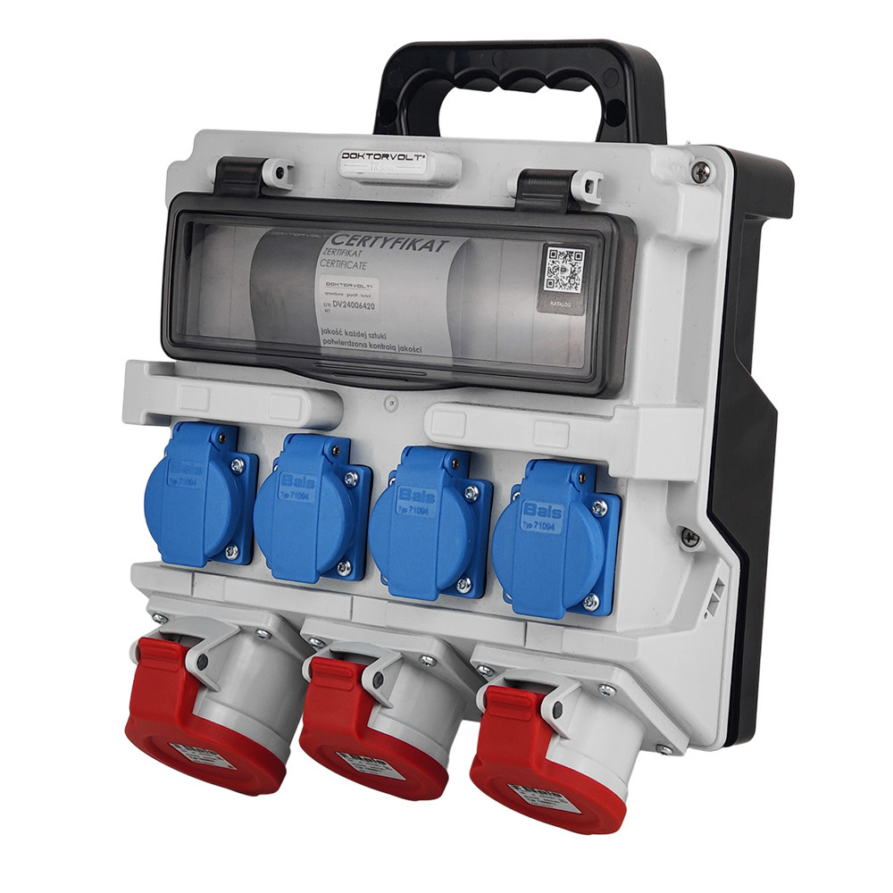 12-module surface-mounted switchgear with IP44 bracket - Doktorvolt