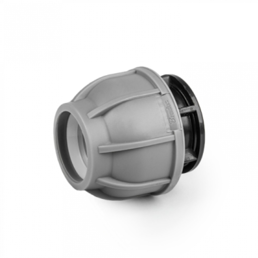 Endkappe für PE Rohre Verschraubung 25mm PN10