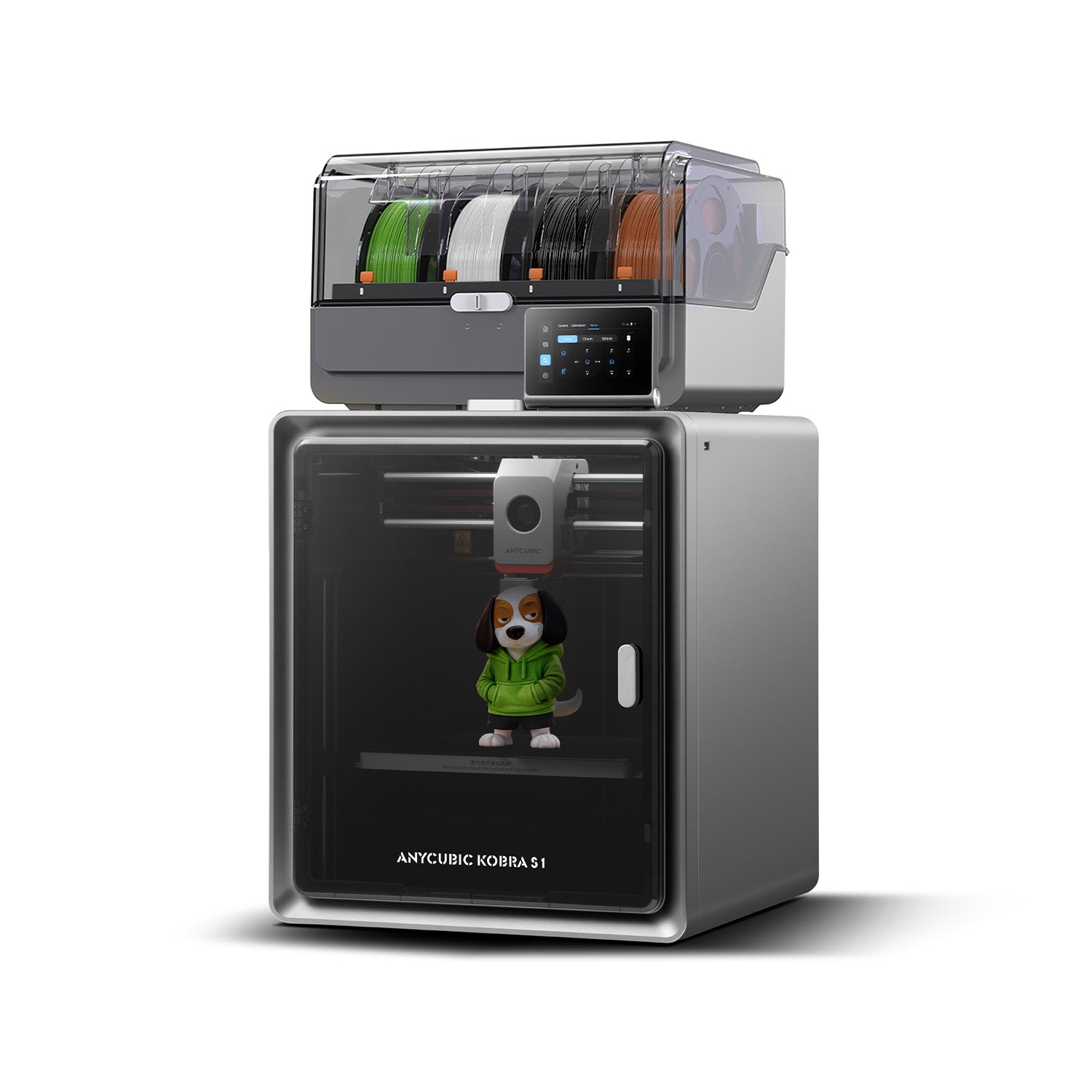 Anycubic Kobra S1 Ace 2 Pro Combo Stampante 3D FDM CoreXY Multicolore con Essiccatore Integrato