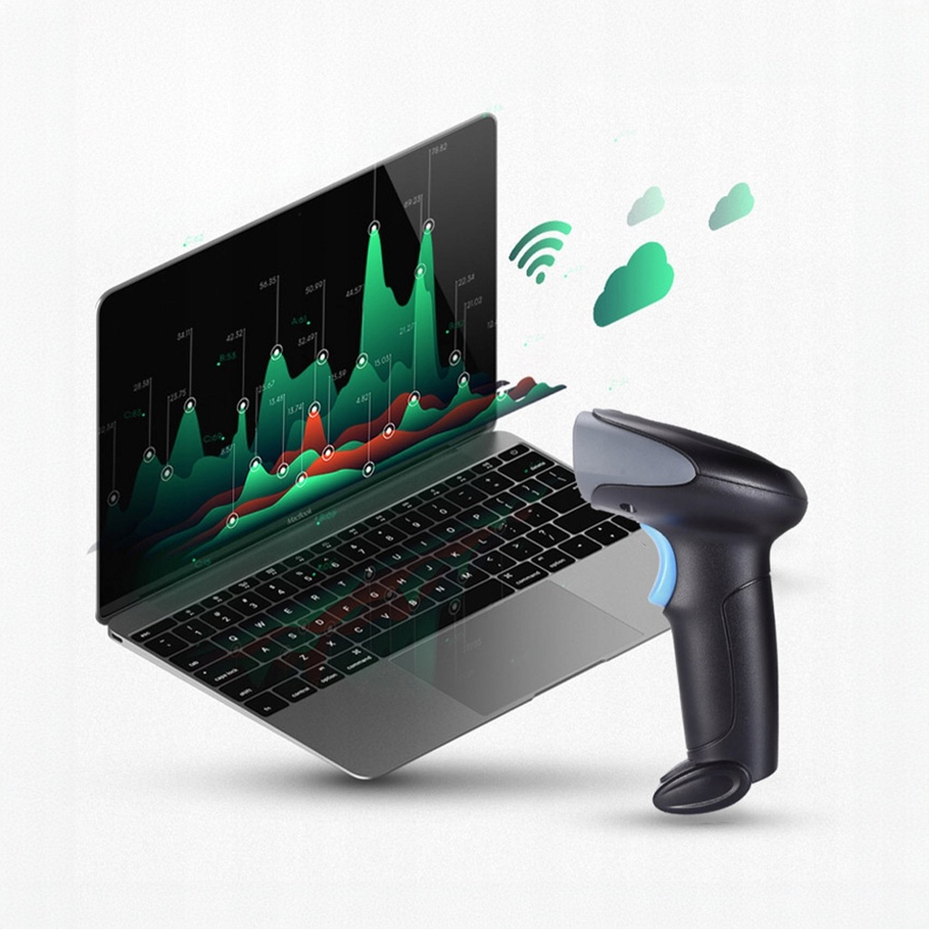 Stationärer Laser-Barcode-Scanner EAN USB Kabelgebunden 1D J13 - Foto 5