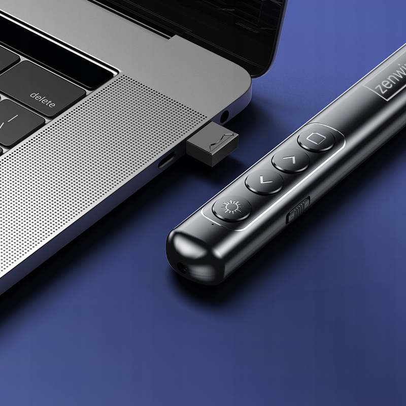Zenwire S9 Laser Pointer Presenter Wireless Remote USB Laser for Presentations - Photo No. 4