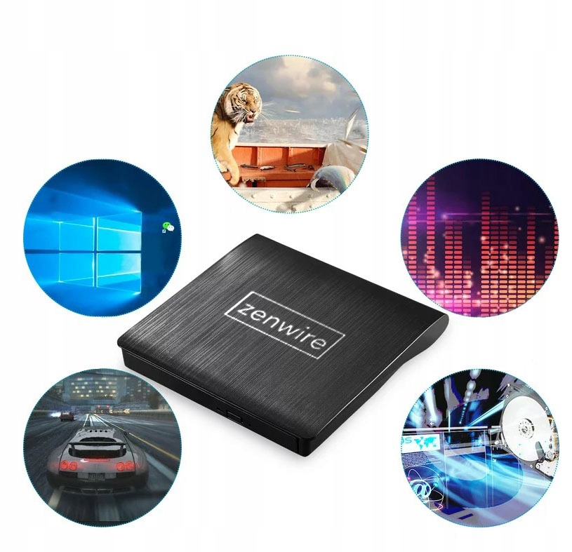 Lecteur DVD/CD externe portable USB 3.0, graveur CD/DVD pour ordinateur portable - Photo n° 13