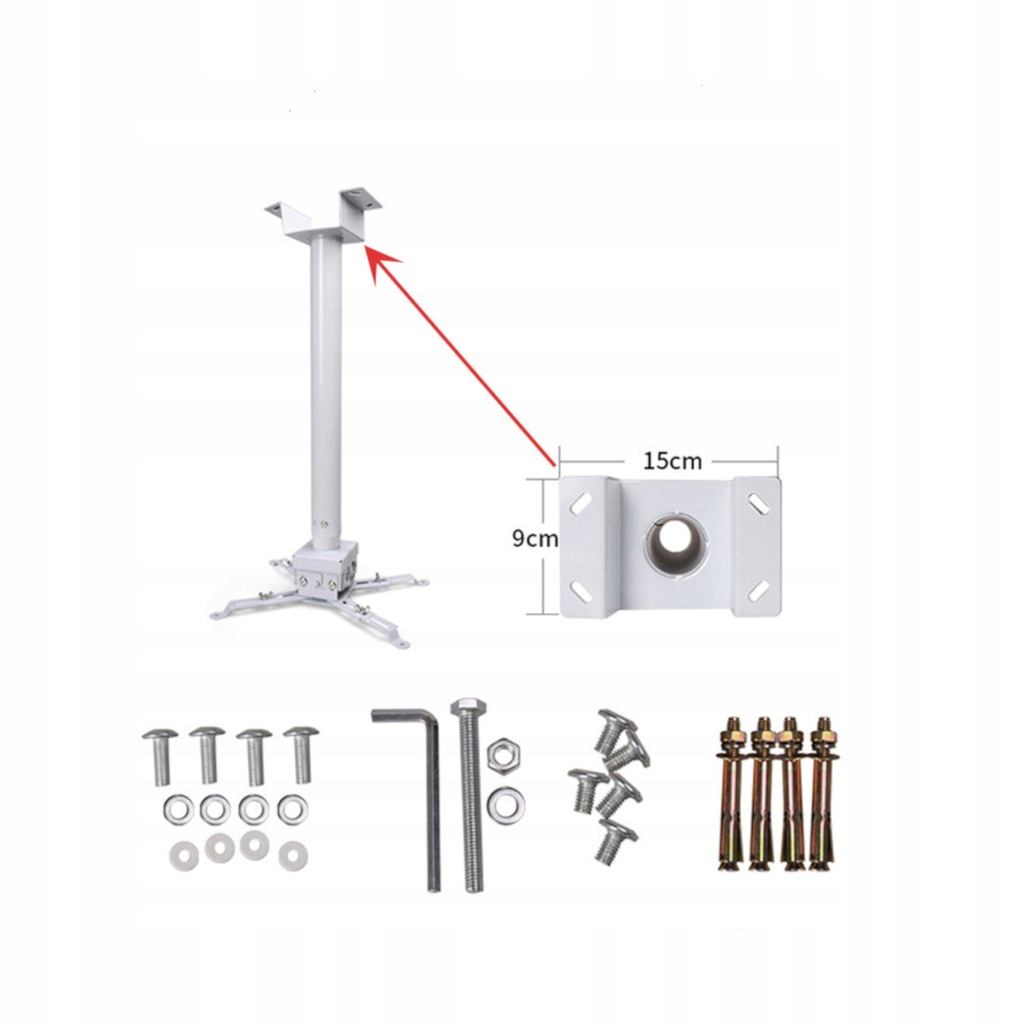 Zenwire 4-in-1 Projektorhalterung für Decke/Wand bis 25 kg - Foto Nr. 8