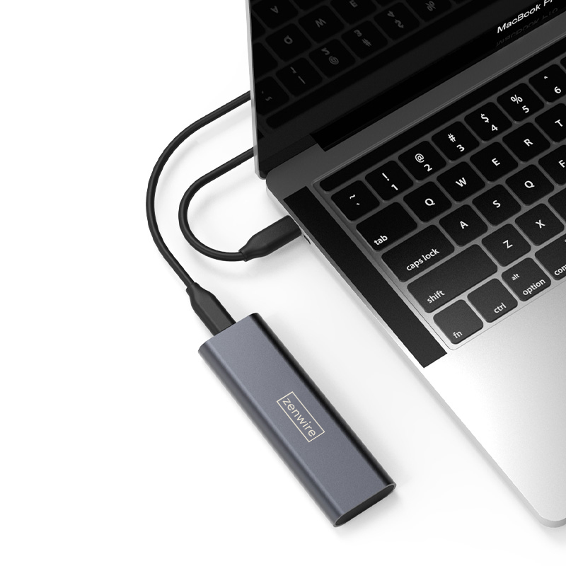 Adapter SSD Pocket m.2 USB-C m2 SATA-Gehäuse Zenwire - Foto Nr. 3