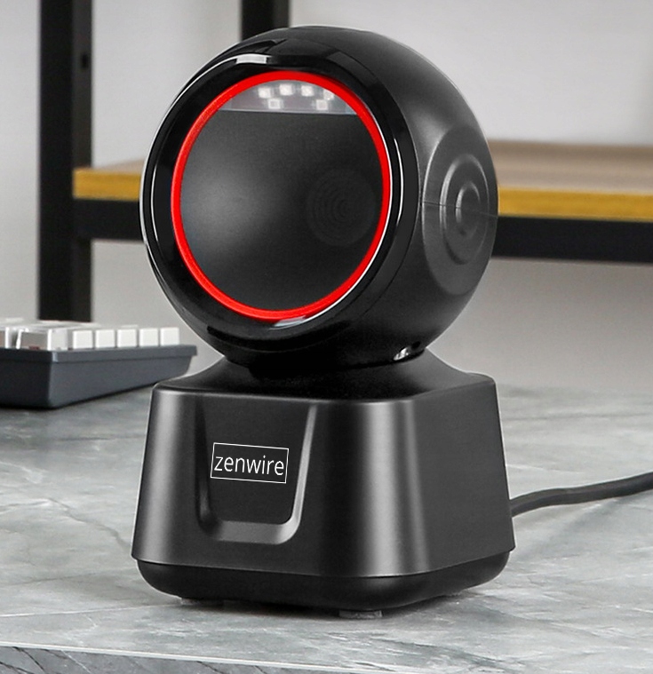 Lector de códigos de barras, escáner QR, 1D, 2D, USB, con cable, EAN Lector de códigos de barras GS1 del fabricante, escáner de códigos de barras 1D 2D QR EAN