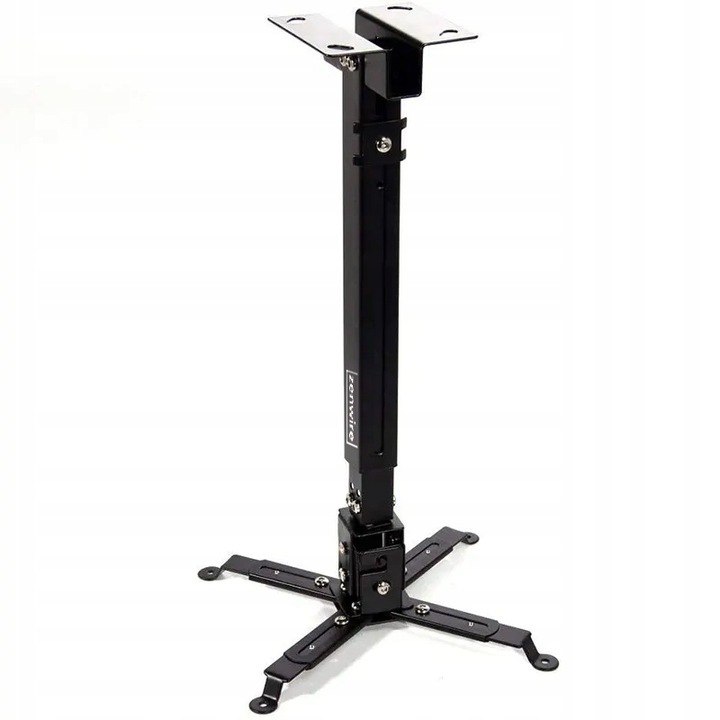 Zenwire Supporto per proiettore a soffitto e parete nero 4 in 1, supporto fino a 25 kg - Foto n. 2