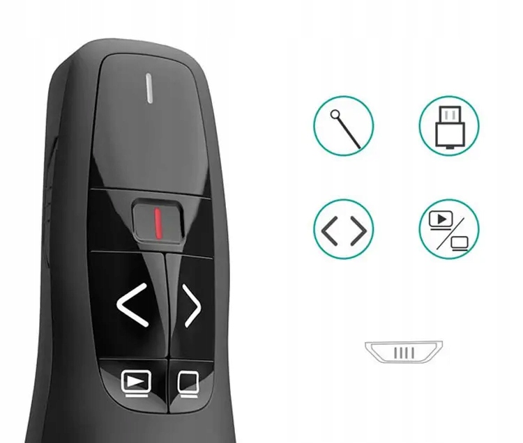 CONTROL REMOTO INALÁMBRICO PARA PRESENTACIÓN LÁSER USB S15 - Foto n.° 8